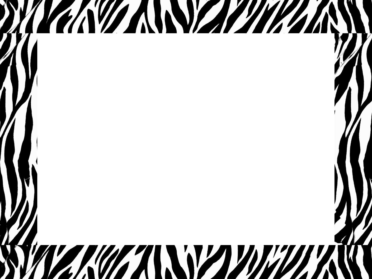 Zebra Border Template | Free Download Clip Art | Free Clip Art 