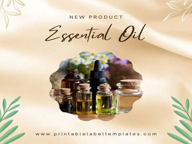 Essential Oil Label Template 03