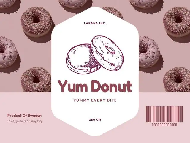 Product Label Template 02