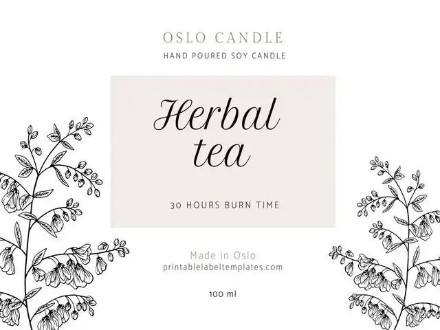 candle label template 03