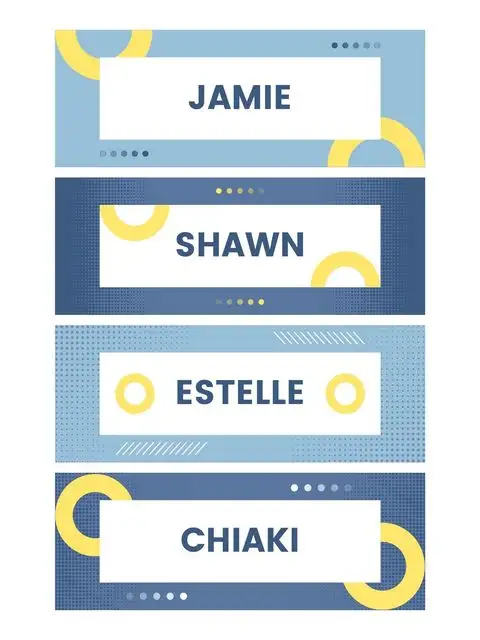 name labels for school 01