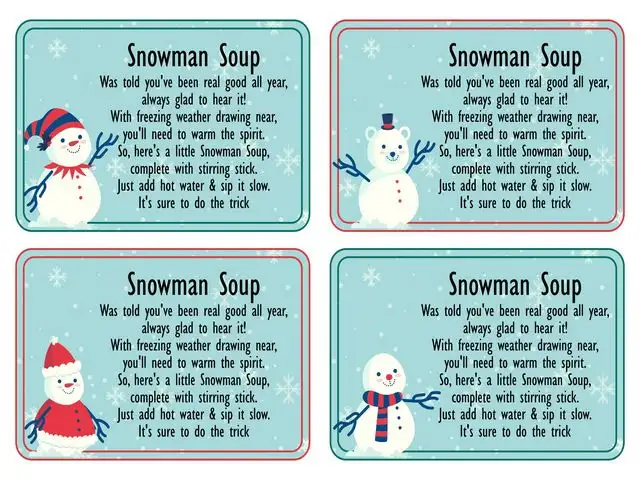snowman soup printable tags hijk