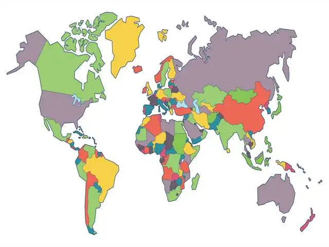 world map without labels printable 0005