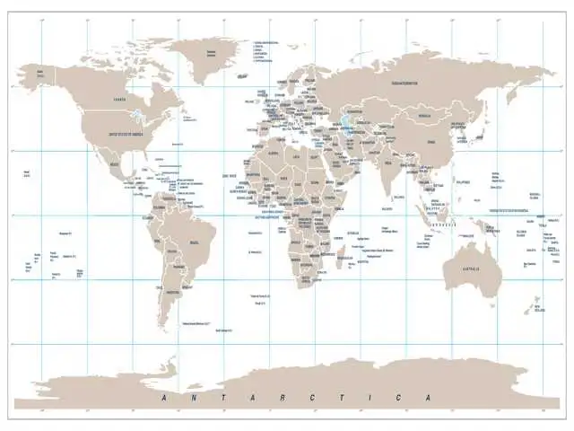 world map without labels printable 0006