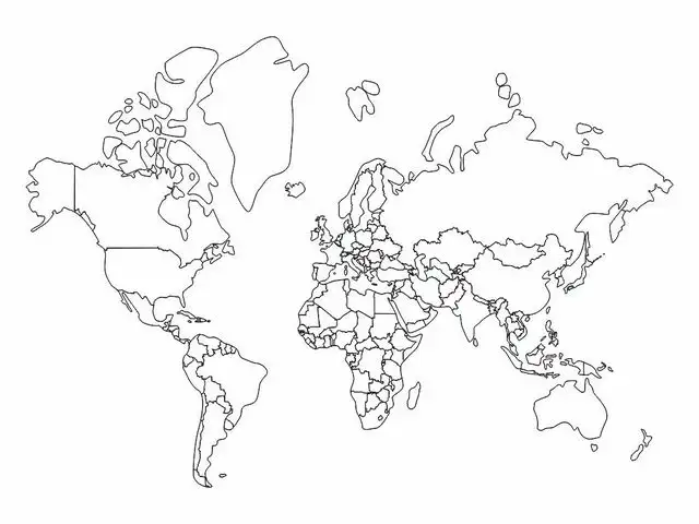 world map without labels printable 0007